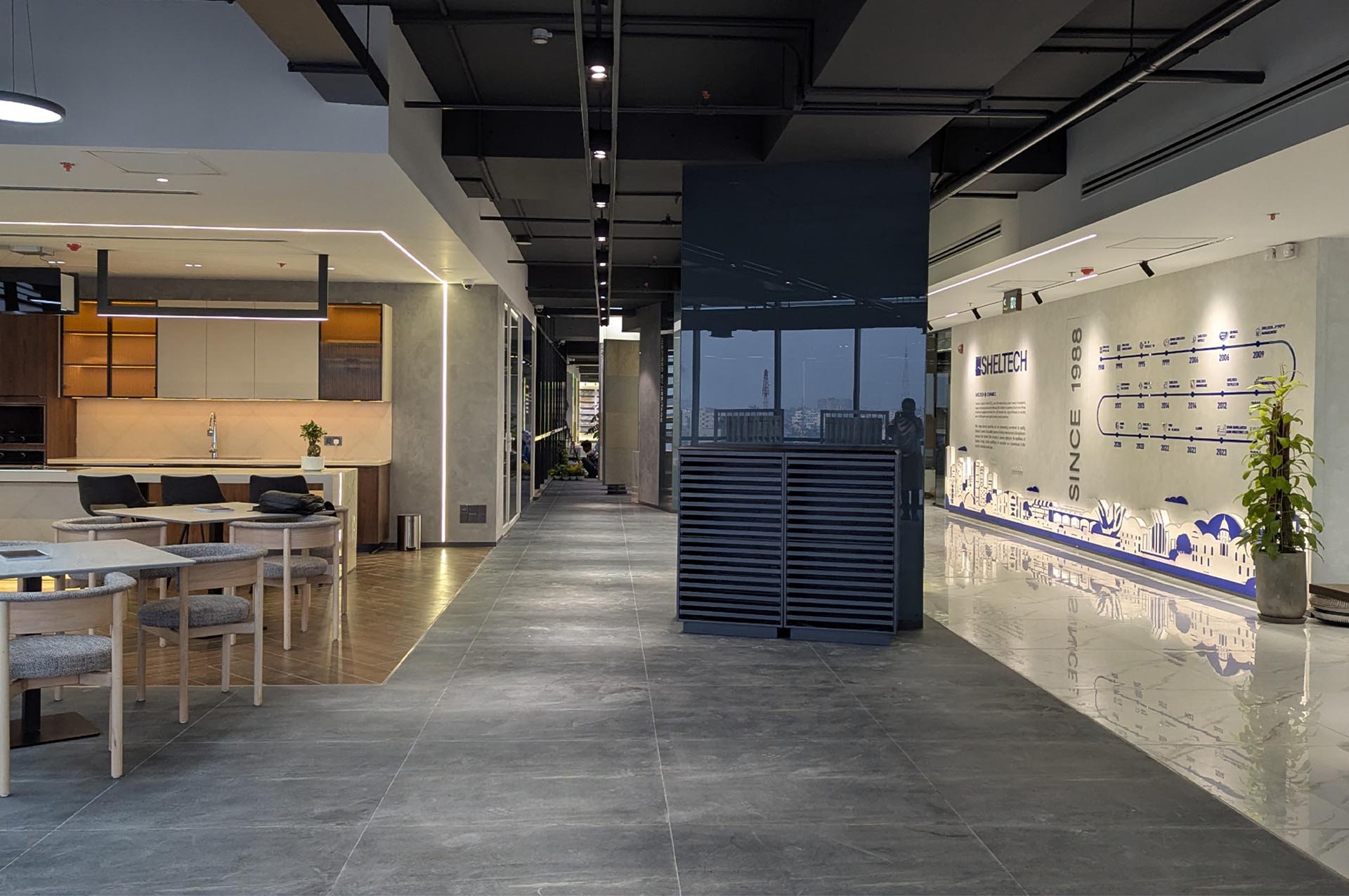 Sheltech Experience Center Wall Graphics