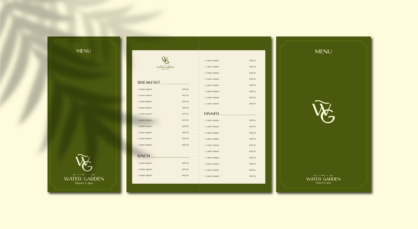 Water Garden Branding