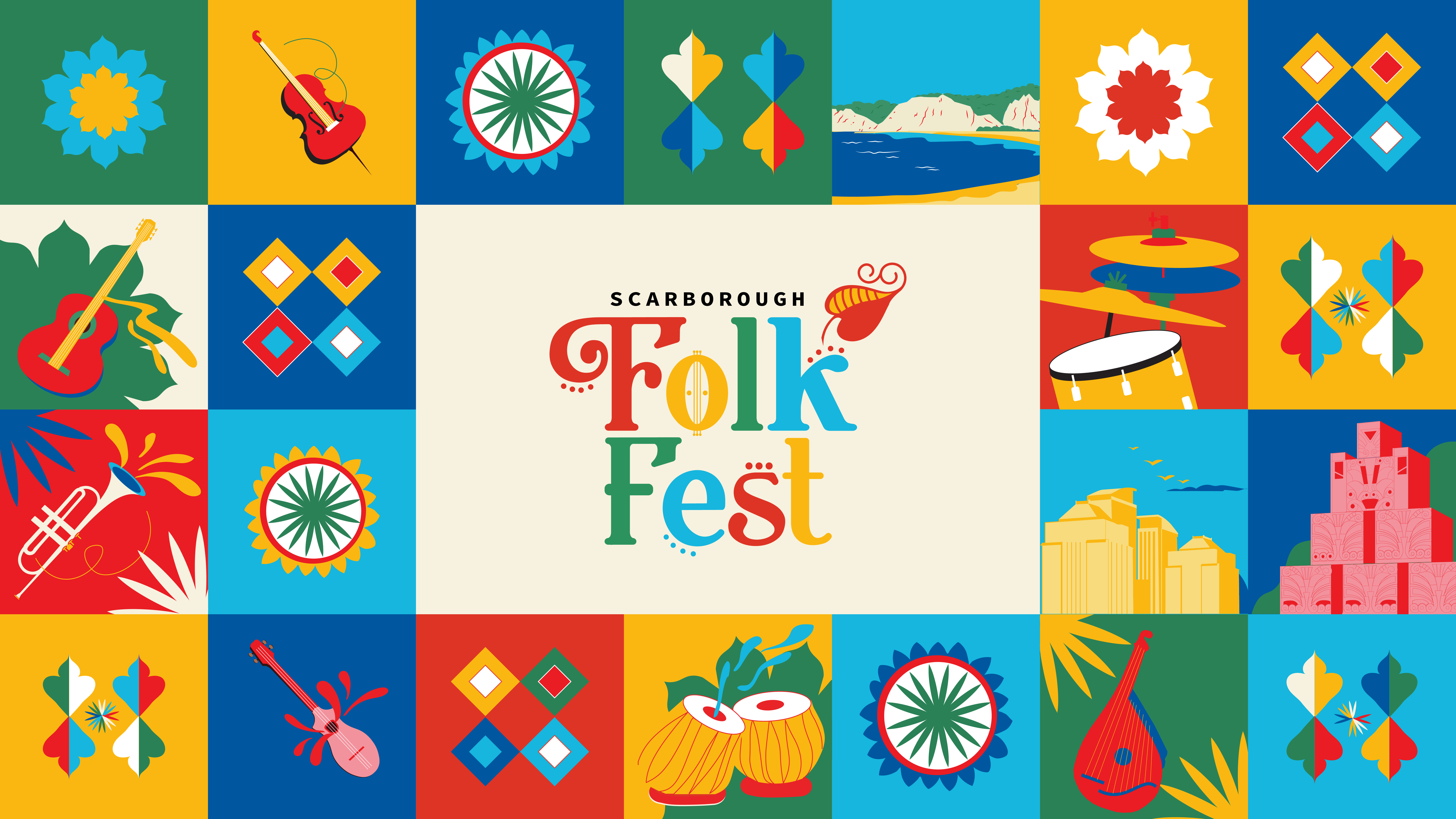 Scarborough Folk Fest 2026 Event Branding